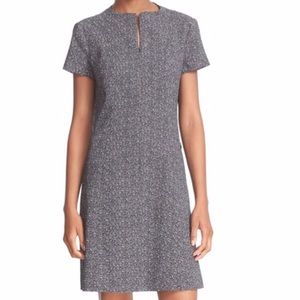 Theory Apalia Tweed Twill A-line dress
